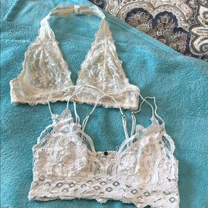 White Lace Bralette set